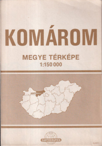 Kom�rom megye t�rk�pe 1:150 000