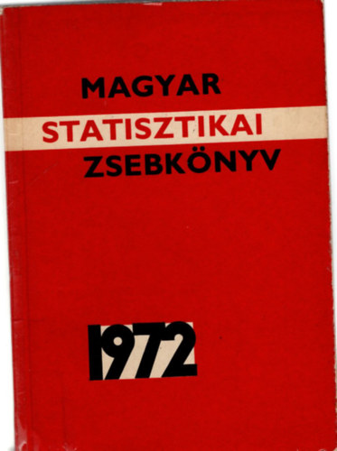 Magyar statisztikai zsebkönyv 1972