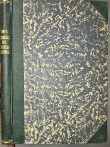 Dr. Nagy János - Házasságügyi lelkipásztorkodás (Érdeki Liceumi Könyvnyomda 1917)