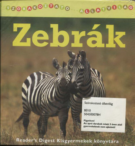 Szrakoztat llatvilg (Mellkletekkel) (6 db): Kenguruk + Zsirfok + Farkasok + Zebrk + Oroszlnok + Medvk