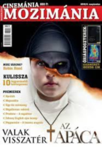 Mozimánia 2018/9 szeptember plakáttal