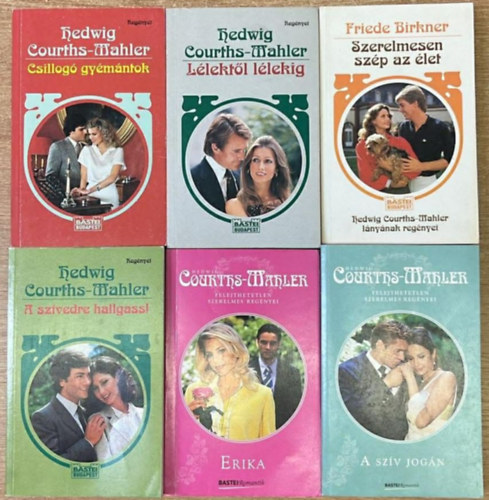 Hedwig Courths-Mahler, Friede Birkner - 6 darab romantikus reg�ny: Csillog� gy�m�ntok - L�lekt�l l�lekig - Szerelmesen sz�p az �let - A sz�vedre hallgass! - Erika - A sz�v jog�n