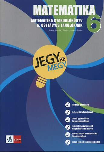 Berkes Klra - Matematika 6 - Gyakorlknyv 6. osztlyos tanulknak
