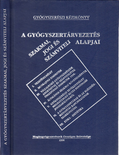 dr. Hank� Zolt�n - A gy�gyszert�rtervez�s szakmai, jogi �s sz�mviteli alapjai