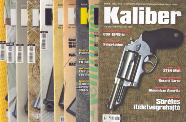 Vass Gábor (főszerk.) - Kaliber 2010/1., 3., 5., 6., 7., 8., 9., 10., 11., 12. számok (10 db)