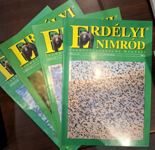 Szab� L�szl�  (szerk.) - 4 db Erd�lyi Nimr�d - Term�szetv�delmi Magazin - 2002. j�lius-augusztus, (4. �vfolyam 4. sz�m) + 2002. m�rcius-�prilis (4. �vfolyam 2. sz�m) + 2002. m�jus-j�nius (4. �vfolyam 3. sz�m) + 2002. november-december (4. �vfolyam 6.sz�m)