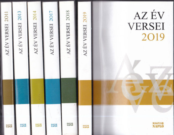 6db. ktet Az v versei sorozatbl: 2011, 2013, 2014, 2017, 2018, 2019