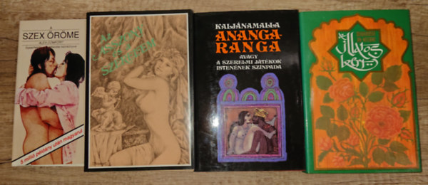 Kaljánamalla, Muhammad An-Nefzawi Alex Comfort - 4erotikával kapcsolatos könyv: A szex öröme, Az asszony és a szerelem, Anangaranga, Illatos kert