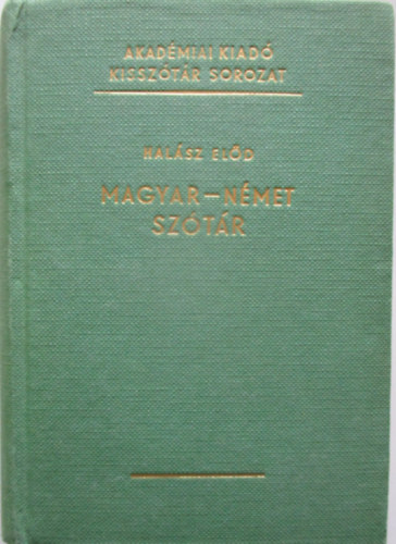 Halsz Eld - Magyar-nmet kissztr (Halsz)