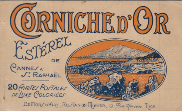 Corniche d'Or (20 db. képeslap)