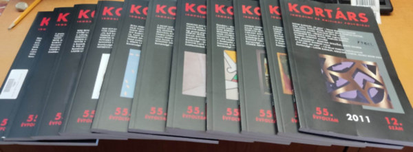 Ambrus Lajos - Kort�rs - Irodalmi �s kritikai foly�irat 55.  teljes �vfolyam 2011 1-12.(11 lapsz�m)