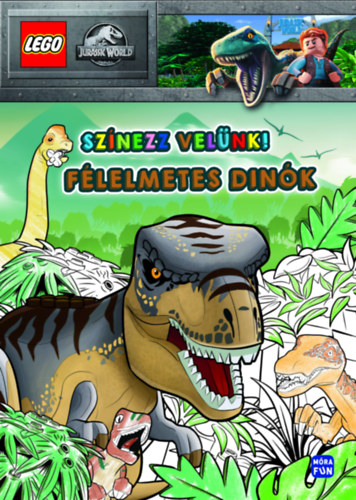 LEGO Jurassic World - Sz�nezz vel�nk - F�lelmetes din�k