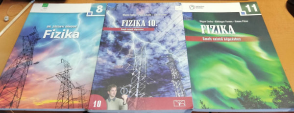 Dgen Csaba Dgen Csaba-Elblinger Ferenc-Simon Pter - Pda Lszl - Dr. Ztonyi Sndor Urbn Jnos - 3 db Fizika tanknyv: 8, 10, 11