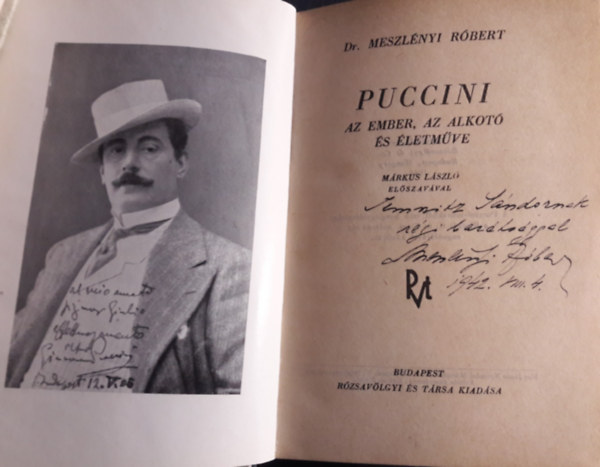 Meszlnyi Rbert - Puccini: Az ember, az alkot s letmve