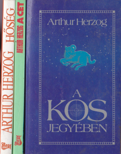 Arthur Herzog - 3 db Arthur Herzog knyv: A kos jegyben; A cet; Hsg