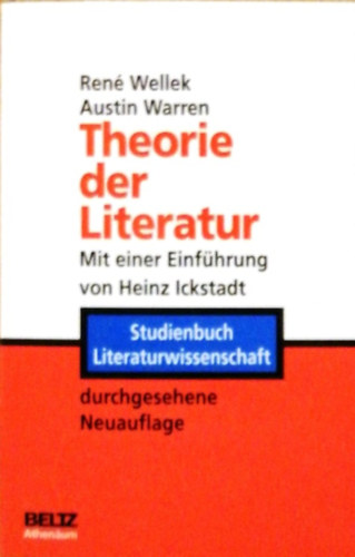 Wellek-Warren - Theorie der Literatur