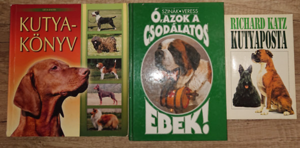 Szink-Veres, Gczi Zoltn Richard Katz - 3 knyv a kutykrl: Kutyaposta, , azok a csodlatos kutyk, Kutyaknyv