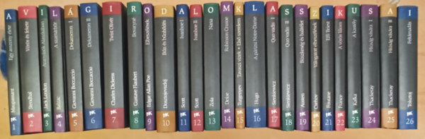 A Vilgirodalom Klasszikusai 1-26. ktet