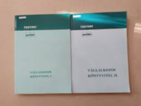Illy�s Ibolya Kozma G�bor - V�llalkoz�i k�nyvvitel I-II. + P�ldat�r �s feladatgy�jtem�ny a V�llalkoz�i k�nyvvitel I-II. c�m� zank�nyvh�z