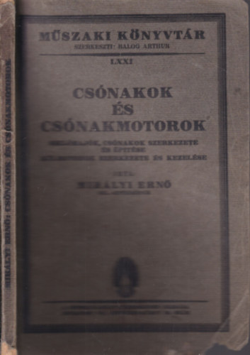 Mihályi Ernő - Csónakok és csónakmotorok