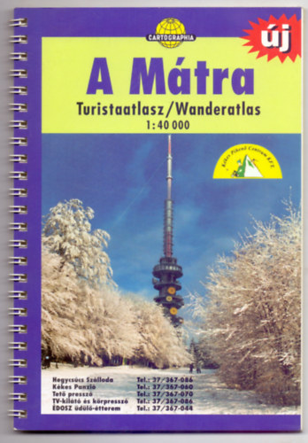 Berki Zoltn  (szerk.) - A Mtra - Turistaatlasz/Wanderatlas 1 : 40 000