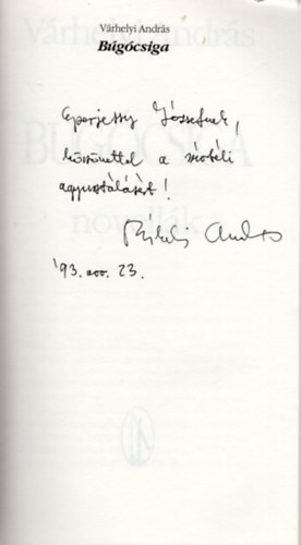 V�rhelyi Andr�s - B�g�csiga (dedik�lt)