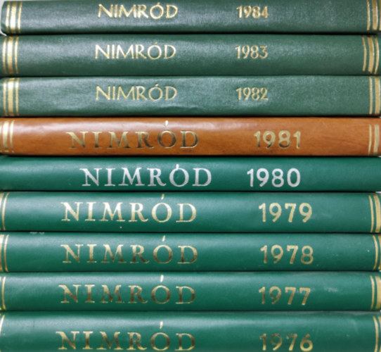 Nimród - A Magyar Vadászok Országos Szövetségének lapja. 1976-1984 Teljes évfolyamok, évfolyamonként egybekötve