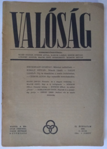 Mrkus Istvn  (szerk.) - Valsg II. vfolyam 1946 10. szm