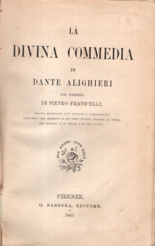Dante Alighieri - La Divina Commedia ( Isteni sznjtk )