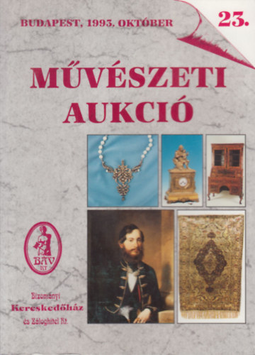 Bv: 23. mvszeti aukci (1993. oktber)