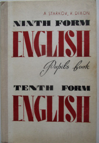 A:Starkov R. Dixon - Ninth form english, Tenth form english