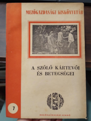 Hullay Lajos-Barra István dr. - A szőlő kártevői és betegségei (Mezőgazdasági kiskönyvtár)