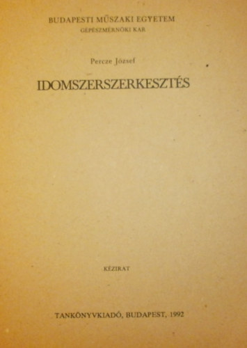 Percze Jzsef - Idomszerszerkeszts
