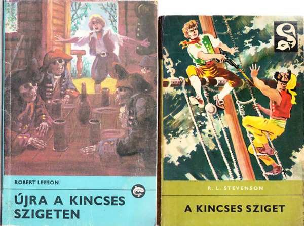 Robert Leeson R. L. Stevenson - A kincses sziget + �jra a kincses szigeten (2 db. Delfin K�nyvek)