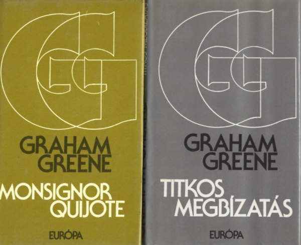 Graham Greene - 2 db könyv, Monsignor Quijote, Titkos megbízatás