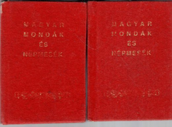 Harsnyi Lszl - Magyar mondk s npmesk I-II. miniknyv