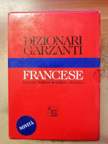 Dizionario Garzanti di francese: Francese-italiano, italiano-francese (francia-olasz, olasz-francia sztr)