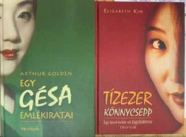 Arthur Golden Elizabeth Kim - Egy gésa emlékiratai + Tízezer könnycsepp (2 kötet )