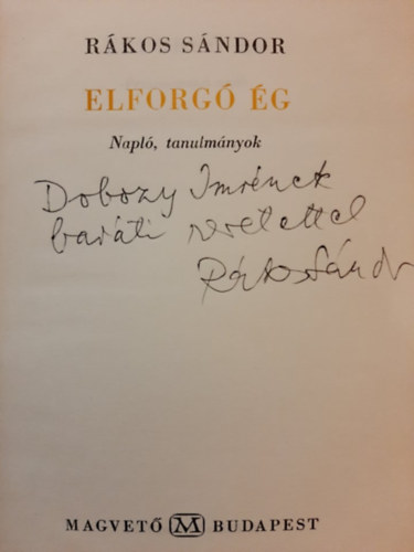 R�kos S�ndor - elforg� �g