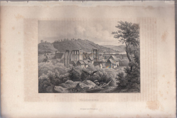 Walkenried (28�18cm lapm�ret� eredeti ac�lmetszet, 1860-as �vek) - N�metorsz�g