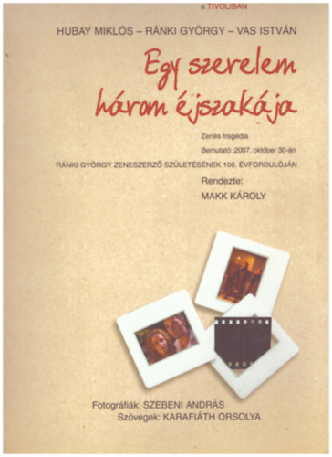 Karafith Orsolya - Egy szerelem hrom jszakja