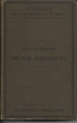 S�pfle Wright - Englische Chrestomathie