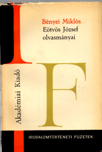 Bényei Miklós - Eötvös József olvasmányai
