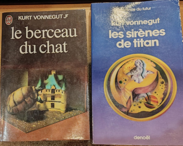 Kurt Vonnegut Jr. - 2 db Kurt Vonnegut Jr.: Le berceau du chat + Les sirnes de Titan