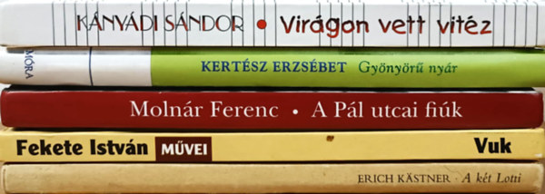 Kert�sz Erzs�bet, Moln�r Ferenc, Fekete Istv�n, Erich K�stner K�ny�di S�ndor - Ifj�s�gi k�nyvcsomag