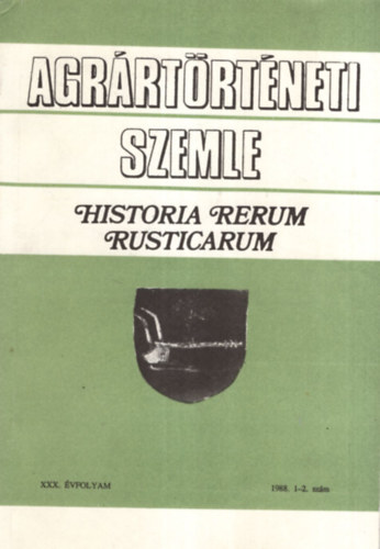 Ladnyi Erzsbet Gerics Jzsef - Agrrtrtneti Szemle XXX. vf. 1988. 1-2. szm