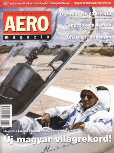 Sajtos Zolt�n - Aero magazin 2008. febru�r -  2009. janu�r, teljes �vfolyam, lapsz�monk�nt