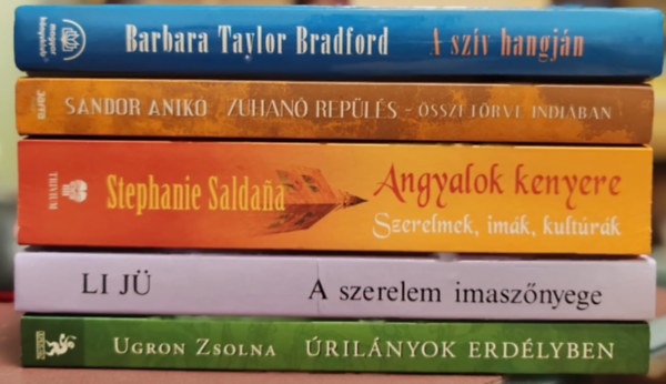 Li Jü, Stephanie Saldana, Sándor Anikó, Barbara T. Bradford Ugron Zsolna - Romantikus könyvcsomag