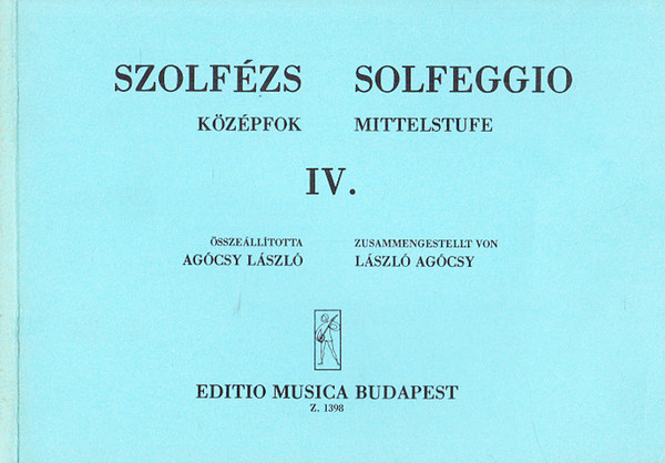 Agócsy László - Szolfézs (Középfok IV.)