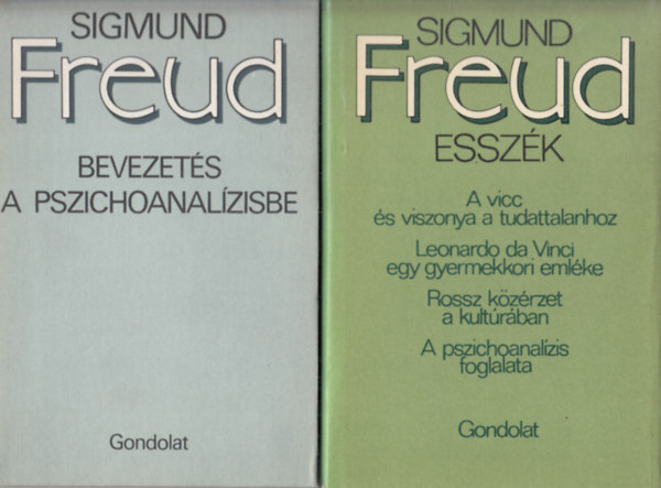 Sigmund Freud - Bevezets a pszichoanalzisbe + Esszk (2 m)